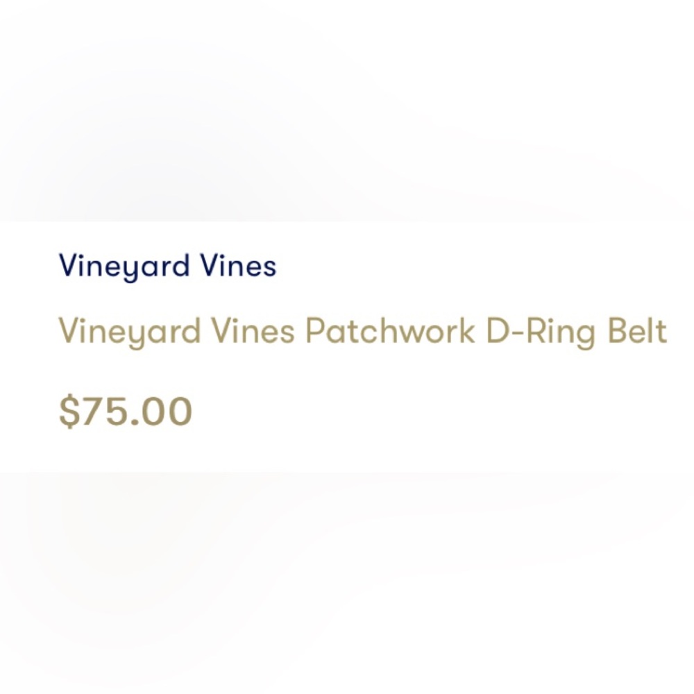Vineyard Vines belt - Picture 8 of 8
